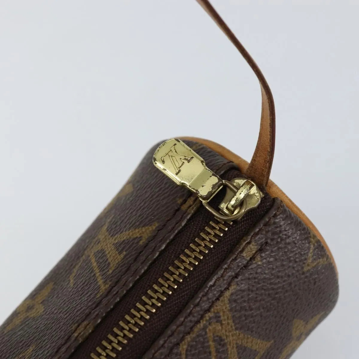 Louis Vuitton Papillon Pochette Monogram Canvas, Brown, Canvas, Clutch