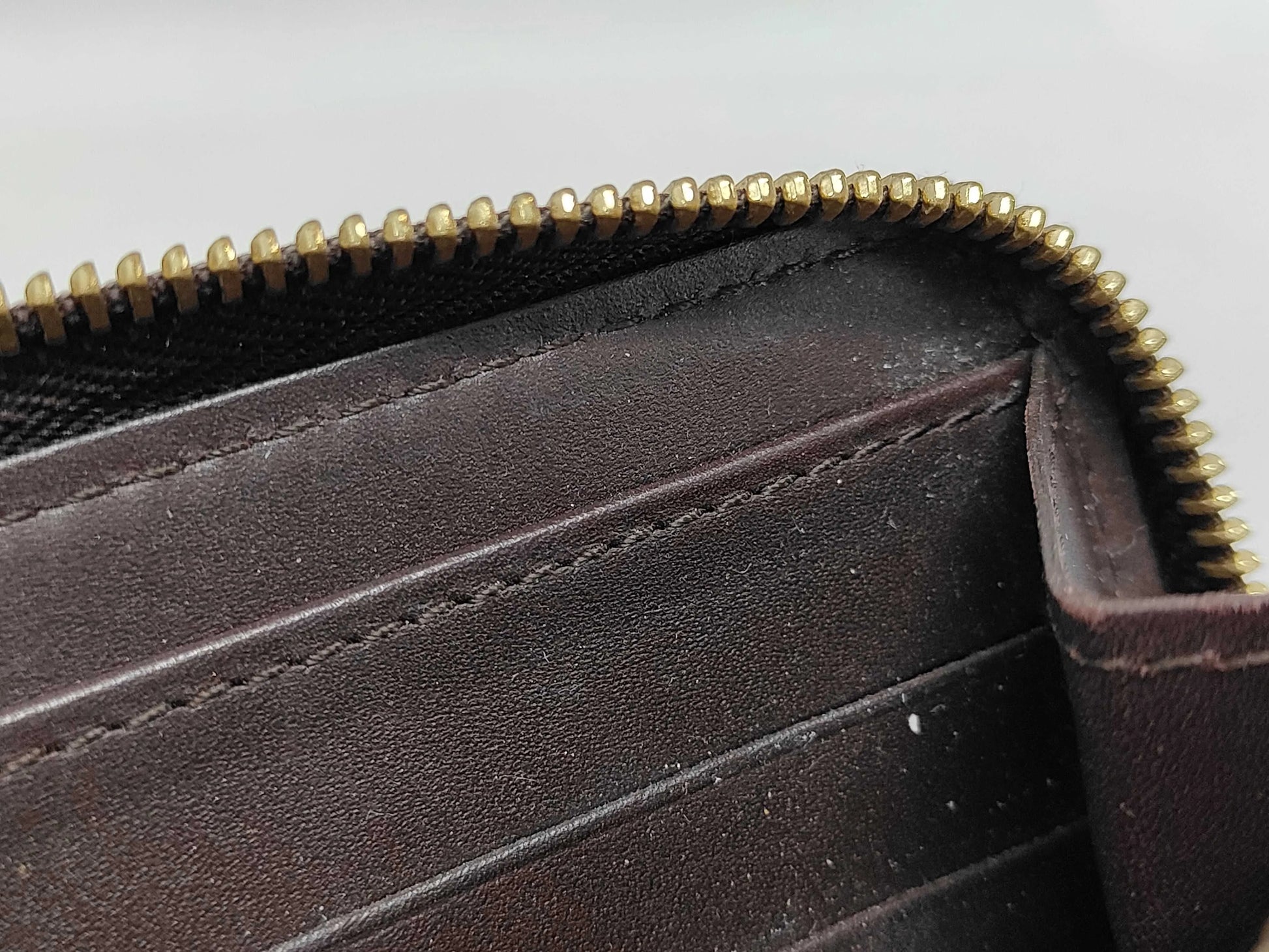 Louis Vuitton Zippy Organizer Patent leather, Black, Leather, Wallet