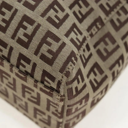 Fendi Vintage Shopping Tote Zucchino Canvas, Beige, Canvas, Shoulder Bag