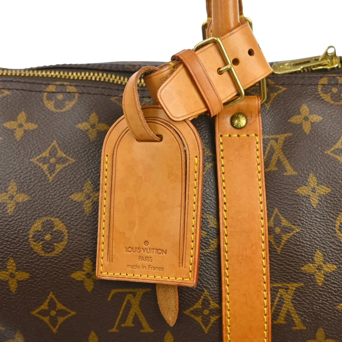 Louis Vuitton Keepall Monogram Canvas, Brown, Canvas, Travel Bag