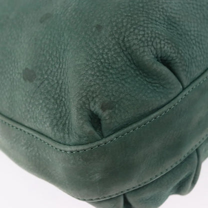Fendi Vintage Tote leather, Green, Leather, Shoulder Bag