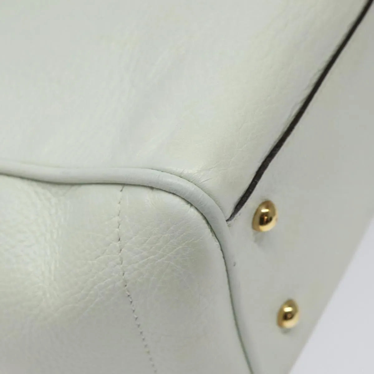 Loewe Heritage Tote Leather, White, Leather, Tote Bag