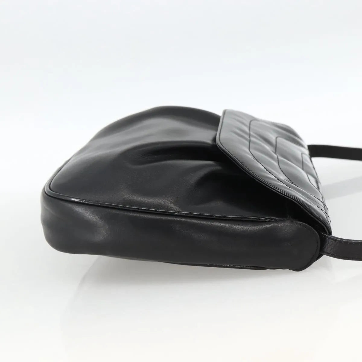 Salvatore Ferragamo Flap Shoulder Patent leather, Black, Patent Leather, Shoulder Bag