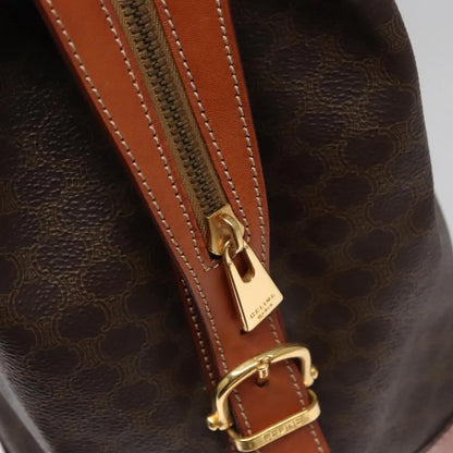 Celine Handbag Canvas, Brown, Canvas, Handbag
