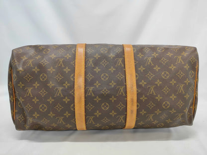 Louis Vuitton Keepall Monogram Canvas, Brown, Canvas, Travel Bag