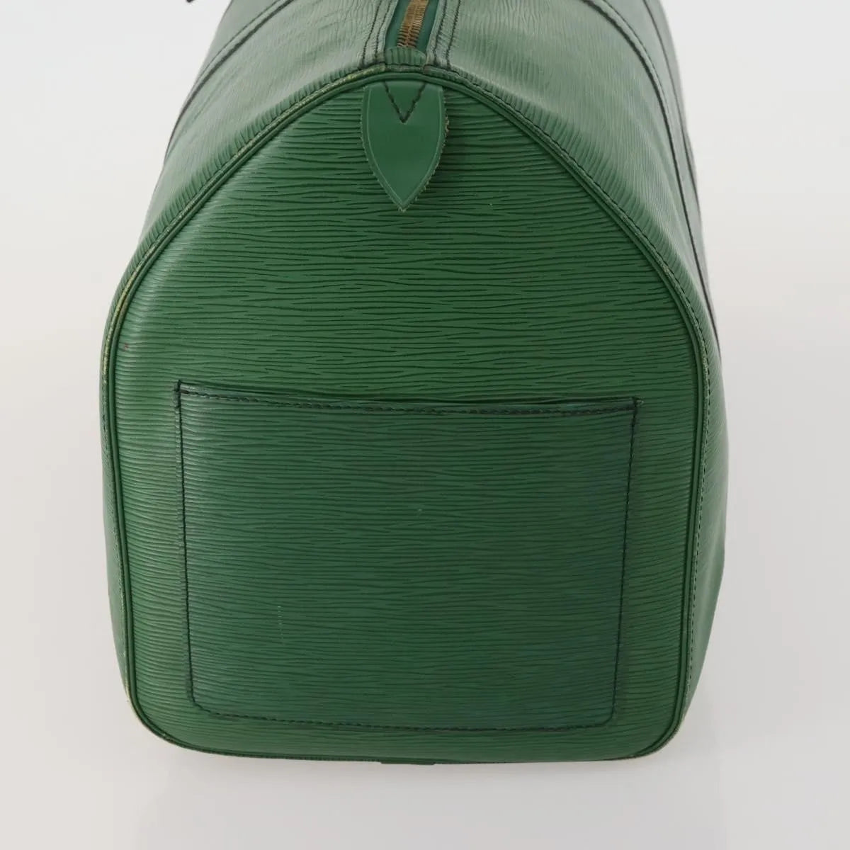 Louis Vuitton Keepall Epi Leather, Green, Leather, Travel Bag