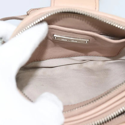Miu Miu Crystal Convertible Chain Matelasse Leather, Pink, Leather, Shoulder Bag