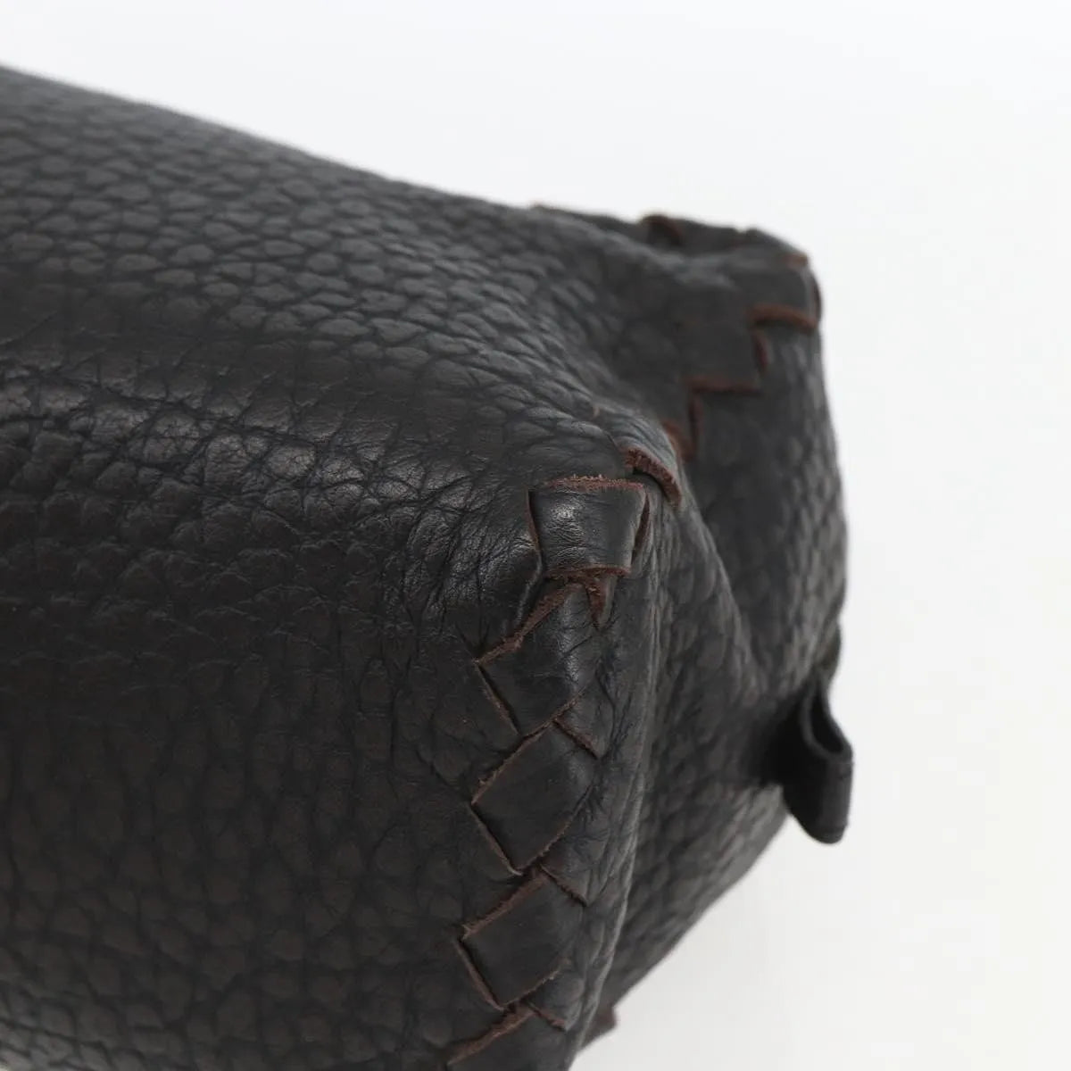 Bottega Veneta Zip Clutch Leather, Brown, Leather, Clutch