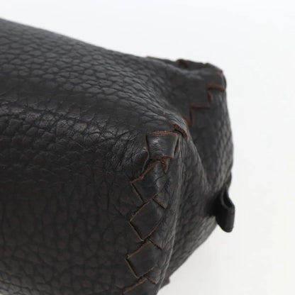Bottega Veneta Zip Clutch Leather, Brown, Leather, Clutch