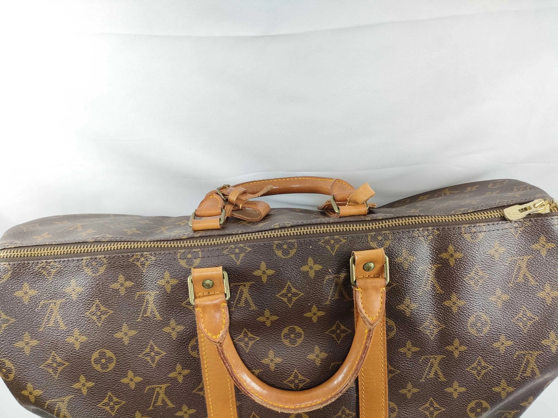 Louis Vuitton Keepall Monogram Canvas, Brown, Canvas, Travel Bag