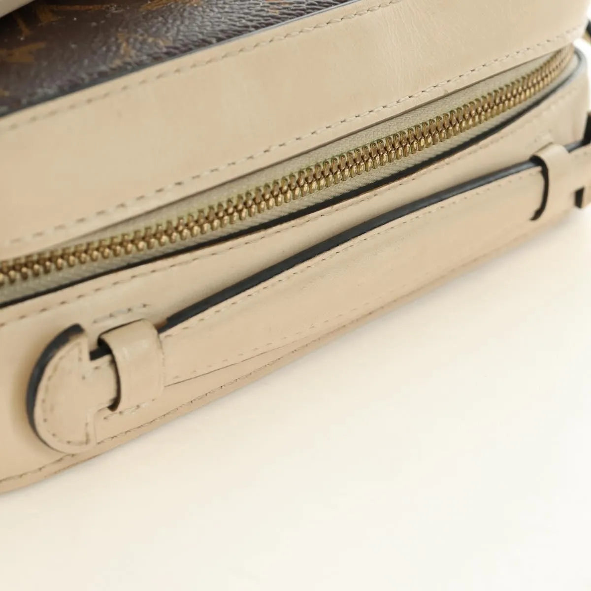 Louis Vuitton Saintonge Monogram Canvas with Leather, Brown, Canvas, Shoulder Bag