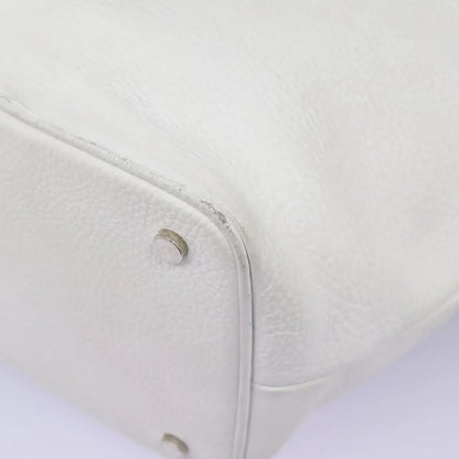 Burberry Vintage Leather, White, Leather, Shoulder Bag