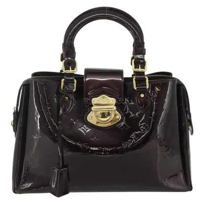 Louis Vuitton Melrose Avenue Monogram Vernis, Burgundy, Patent Leather, Handbag