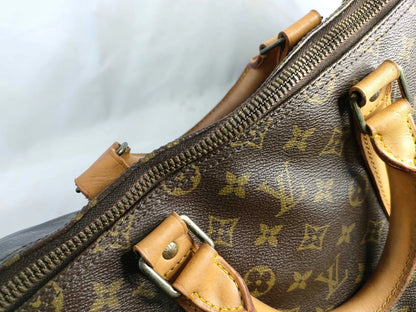 Louis Vuitton Keepall Monogram Canvas, Brown, Canvas, Travel Bag