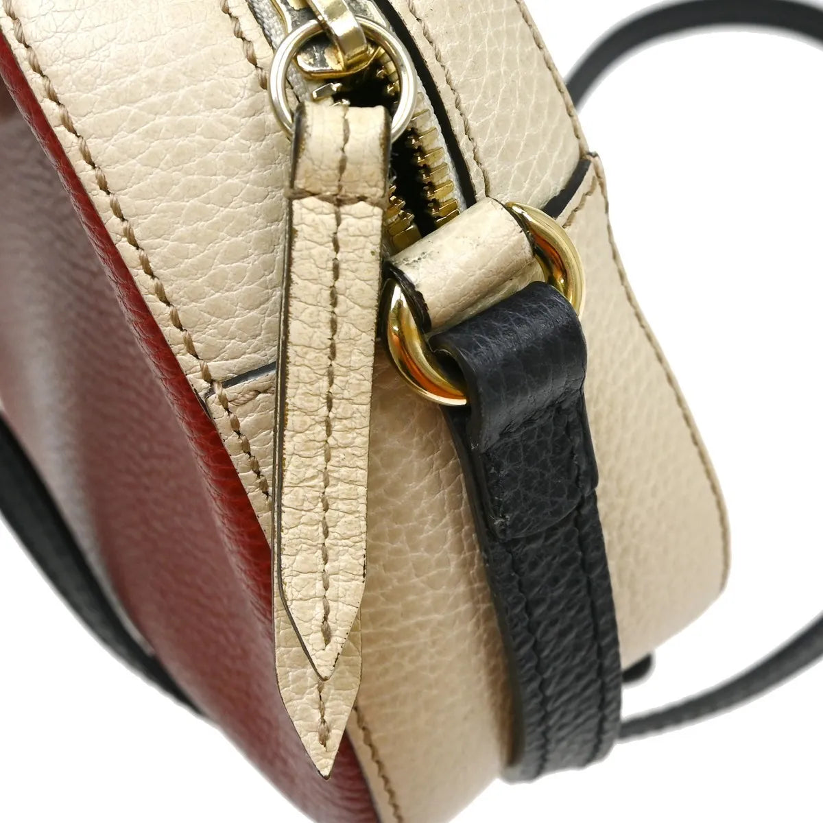 Gucci Soho Shoulder Leather, Red, Leather, Handbag