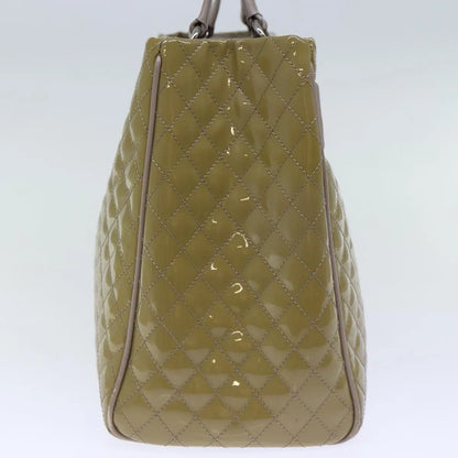 Salvatore Ferragamo Vala Patent leather, Beige, Patent Leather, Handbag