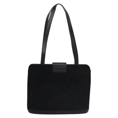 Celine Vintage Suede, Black, Suede, Shoulder Bag