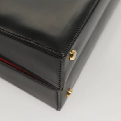 Celine Vintage Leather, Black, Leather, Shoulder Bag