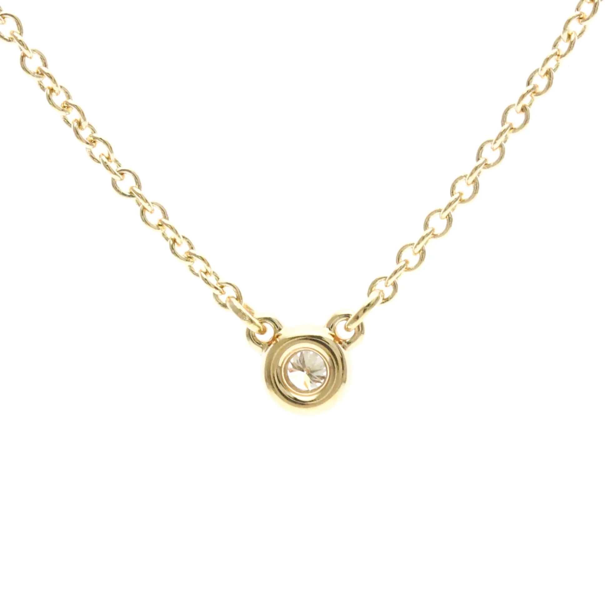 Tiffany & Co. Elsa Peretti Diamonds By The Yard 18K Rose Gold with Diamond, Gold, Pink Gold, Necklace