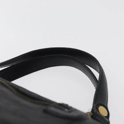 Celine vintage Leather, Black, Leather, Handbag