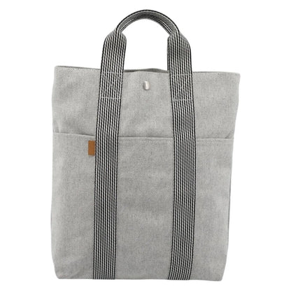 Hermes Fourre-tout Herline Fourre-tout Herline, Gray, Canvas, Tote Bag
