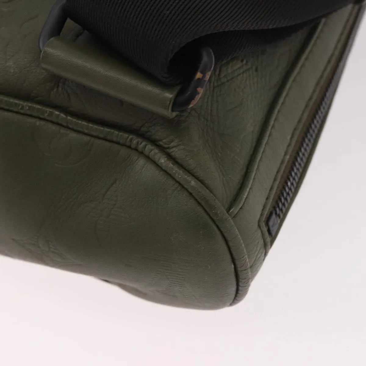 Louis Vuitton Chalk Sling Monogram Shadow Leather, Green, Canvas, Shoulder Bag