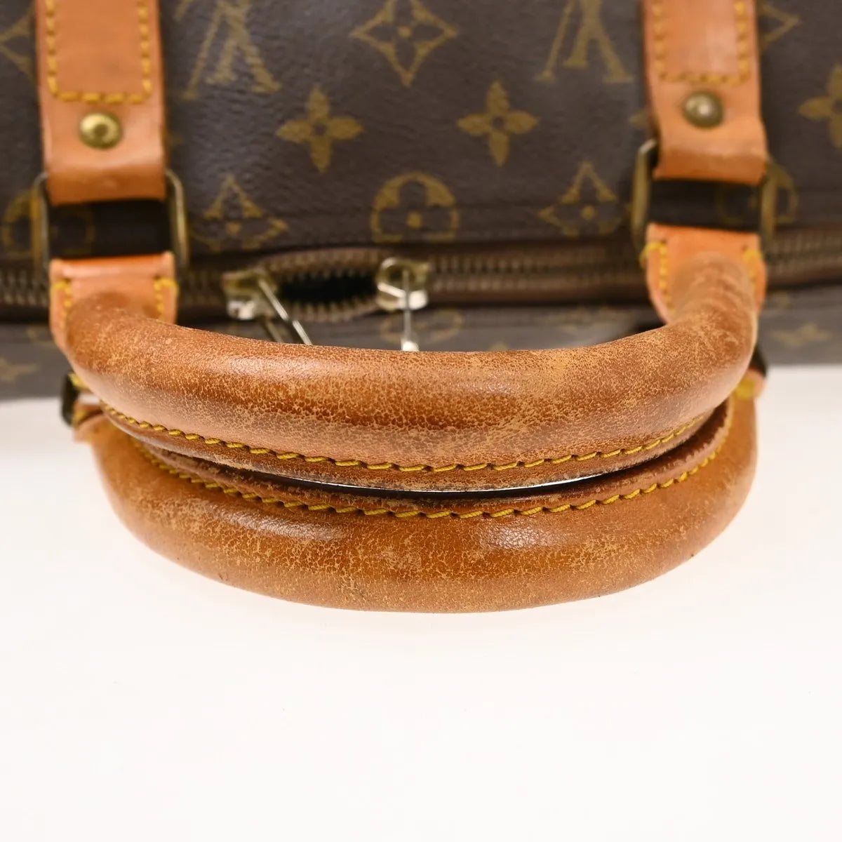 Louis Vuitton Keepall Canvas, Brown, Canvas, Travel Bag