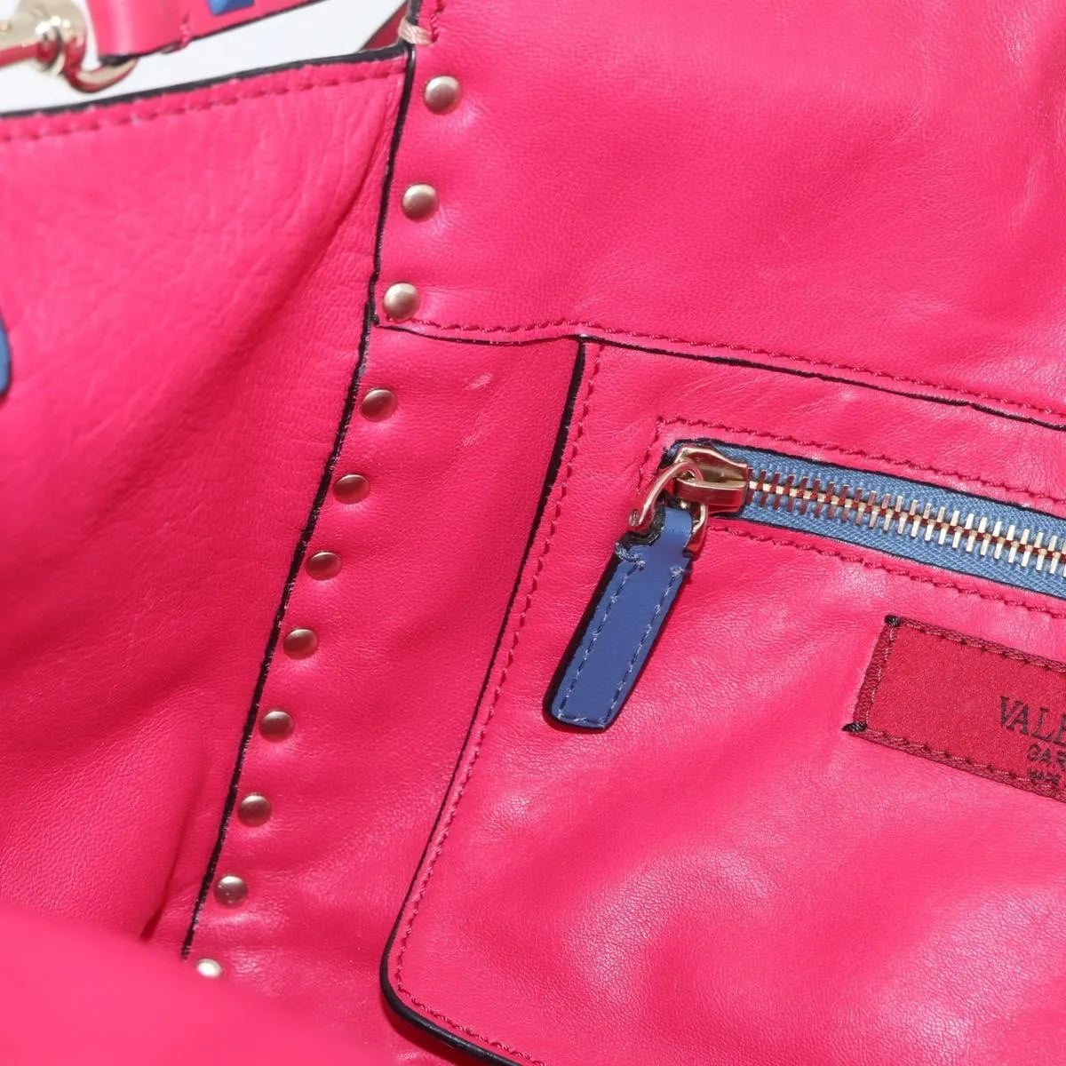 Valentino Garavani Rockstud Tote Soft Leather, Multicolour, Leather, Tote Bag