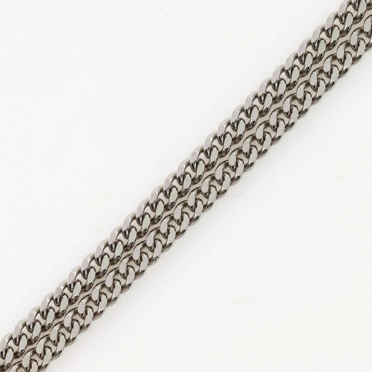 Chanel CC Ball Drop Pendant Metal, Silver, Metal, Necklace