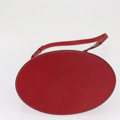 Louis Vuitton Cluny Epi Leather, Red, Leather, Shoulder Bag