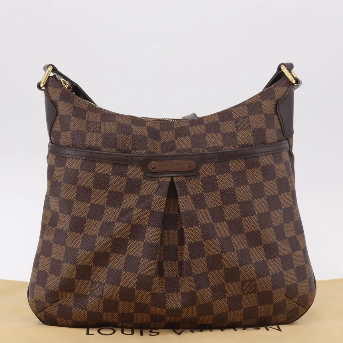 Louis Vuitton Bloomsbury Damier, Brown, Canvas, Shoulder Bag