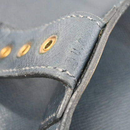 Hermes Sac a Depeches Courchevel, Navy, Leather, Handbag