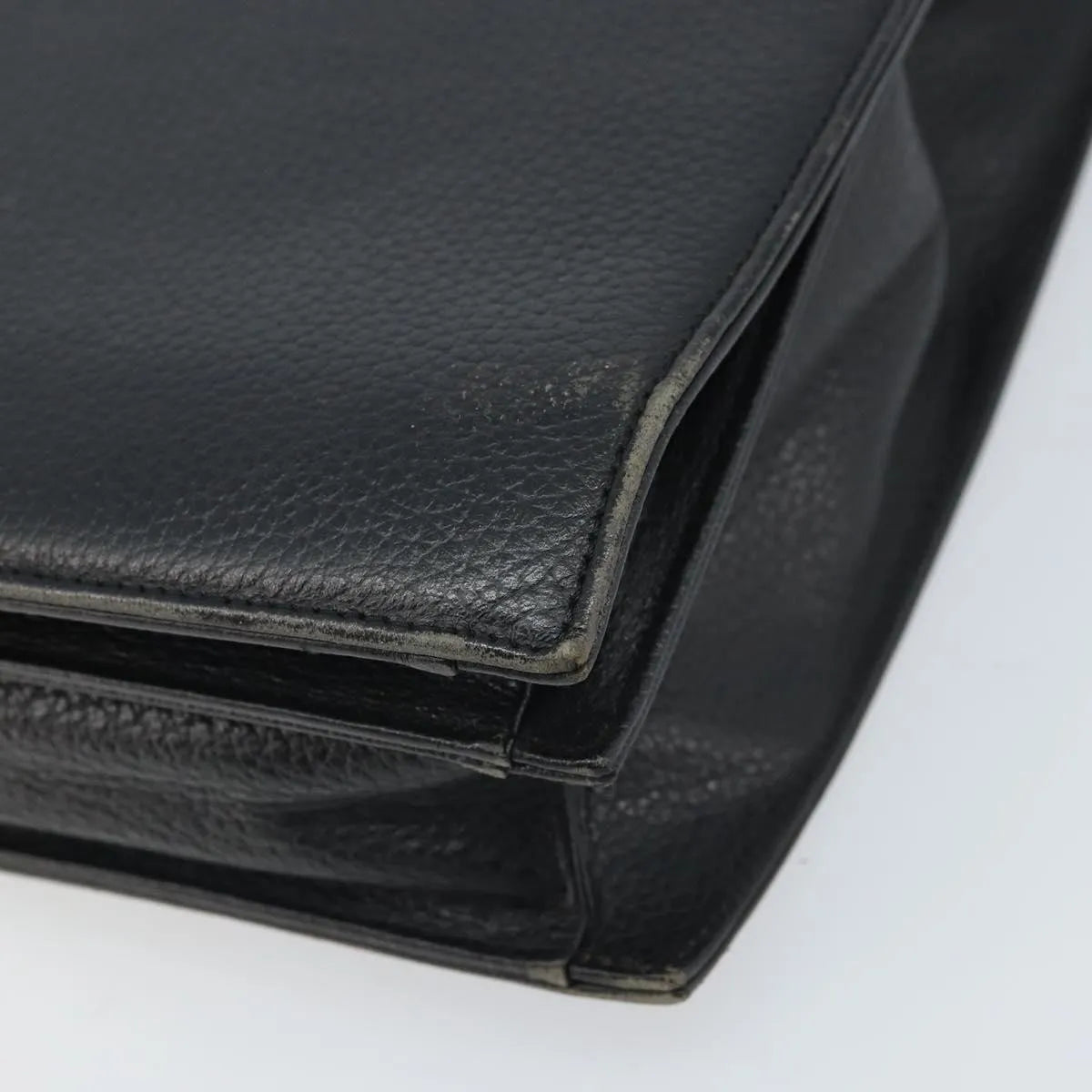 Burberry Vintage Leather, Black, Leather, Briefcase