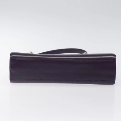 Celine vintage Leather, Purple, Leather, Handbag