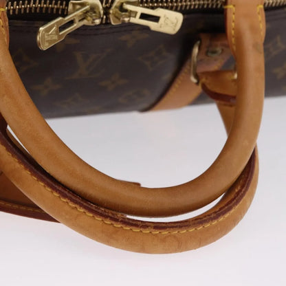 Louis Vuitton Keepall Monogram, Brown, Canvas, Travel Bag