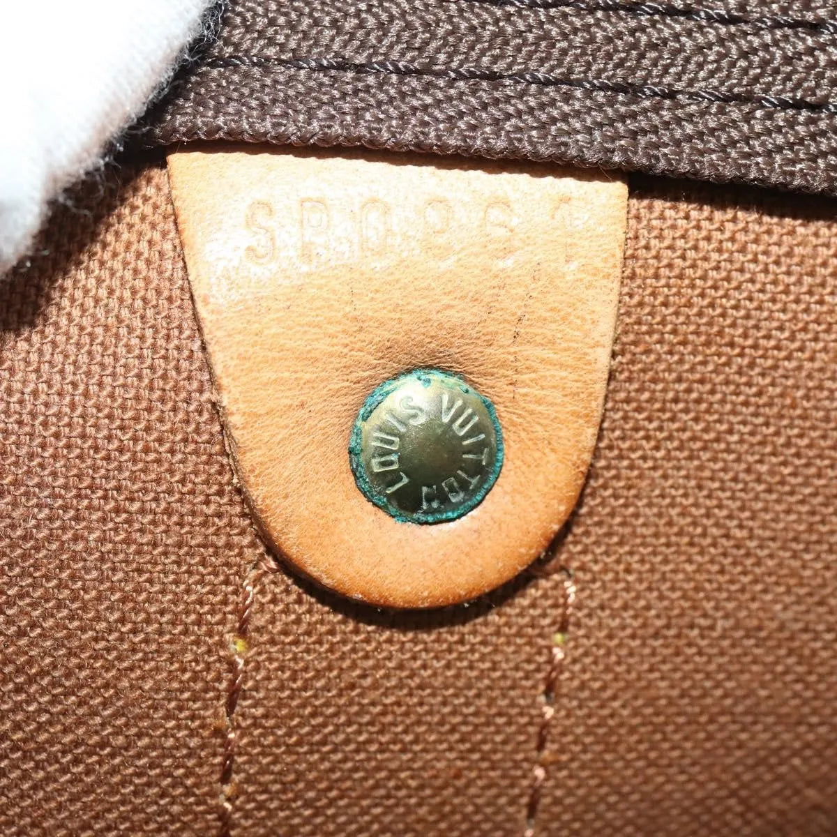 Louis Vuitton Keepall Bandoulière Canvas, Brown, Canvas, Travel Bag