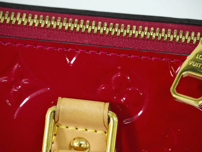 Louis Vuitton Montebello Monogram Vernis, Pink, Patent Leather, Handbag