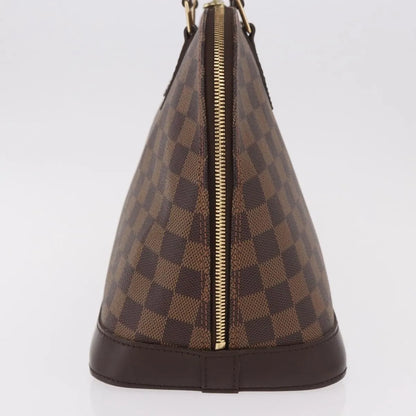 Louis Vuitton Alma Damier, Brown, Canvas, Handbag