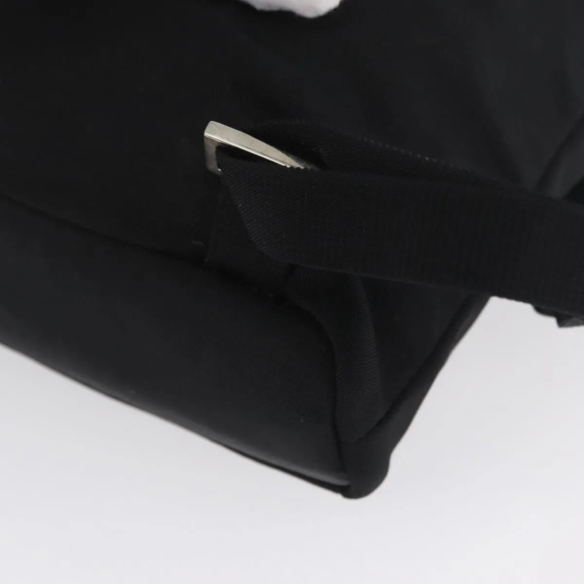 Gucci Vintage Flap Nylon, Black, Nylon, Backpack