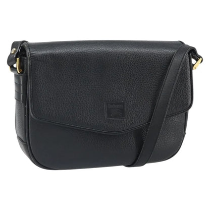 Burberry Vintage Leather, Black, Leather, Shoulder Bag
