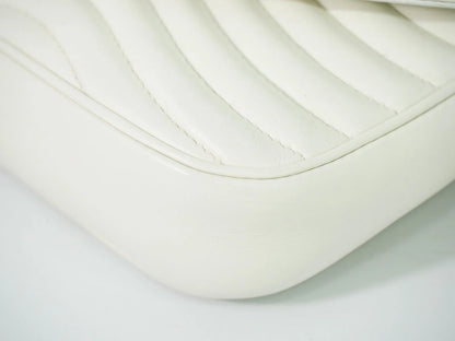 Louis Vuitton New Wave Multi Pochette Quilted Leather, White, Leather, Shoulder Bag