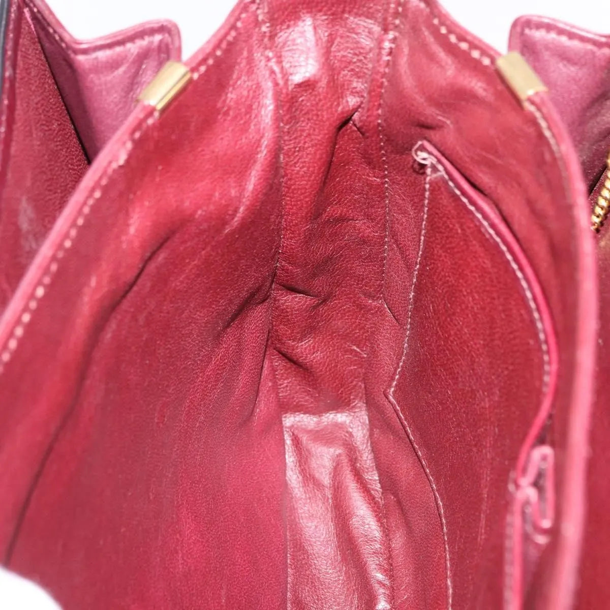 Celine Horse Carriage Leather, Burgundy, Leather, Shoulder Bag