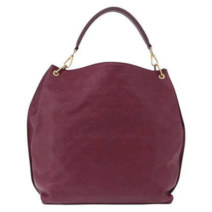 Louis Vuitton Metis Hobo Monogram Empreinte Leather, Burgundy, Leather, Handbag