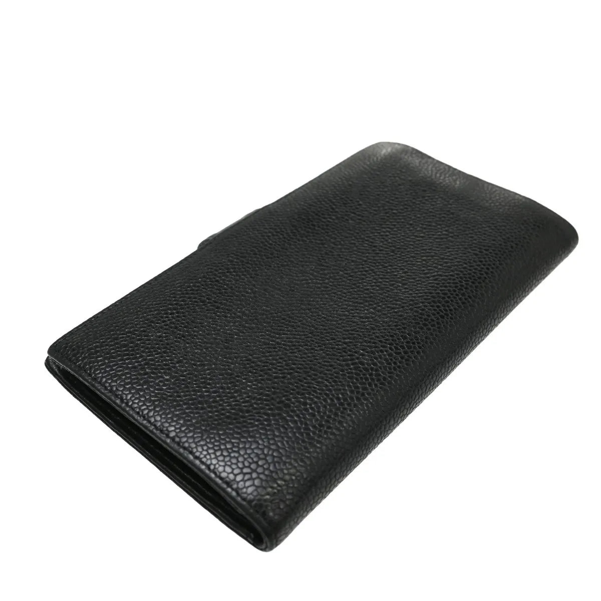 Chanel Timeless CC French Caviar, Black, Leather, Wallet