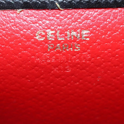 Celine Circle Logo Suede, Green, Suede, Clutch
