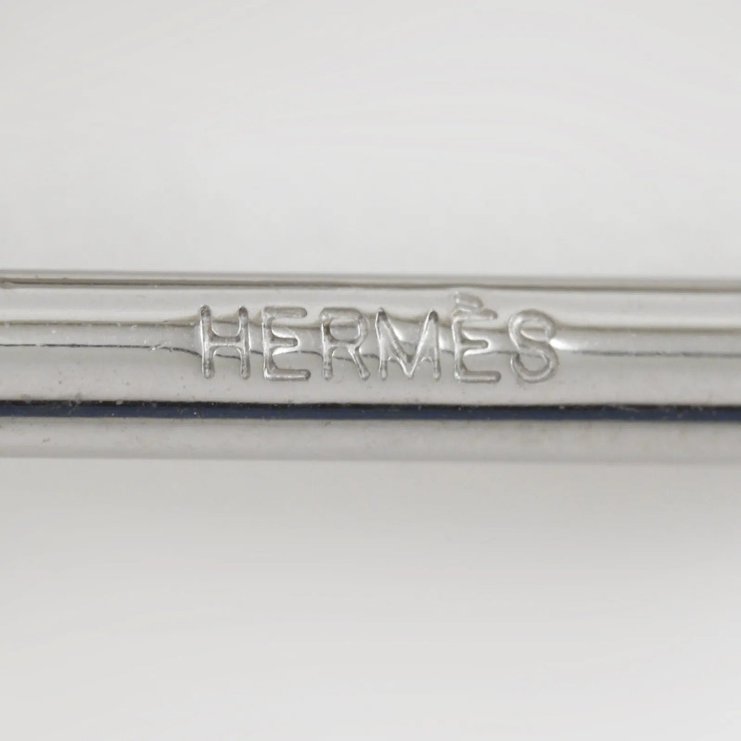 Hermes Cadena Metal, Silver, Metal, Charm
