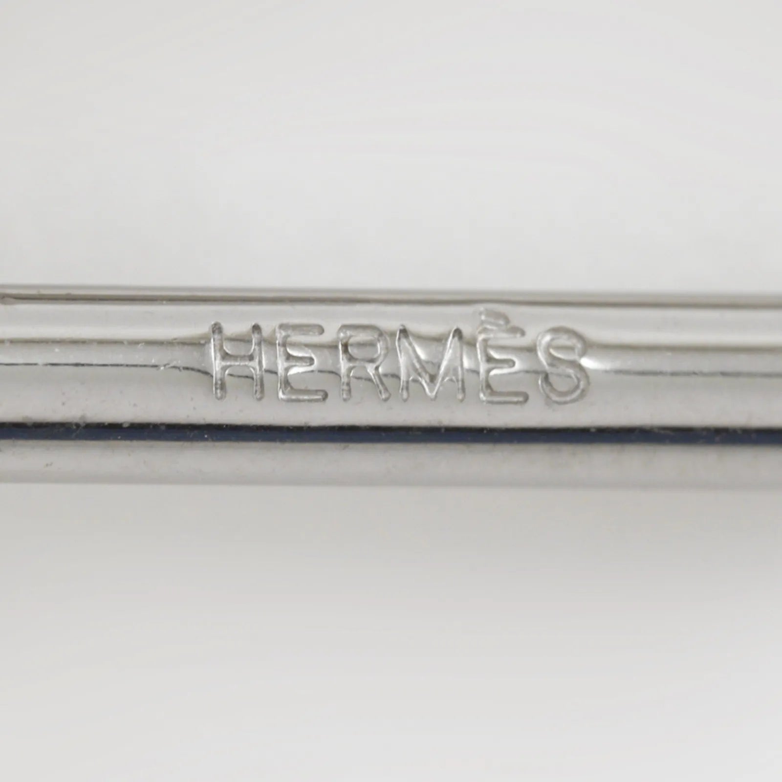 Hermes Cadena Metal, Silver, Metal, Charm