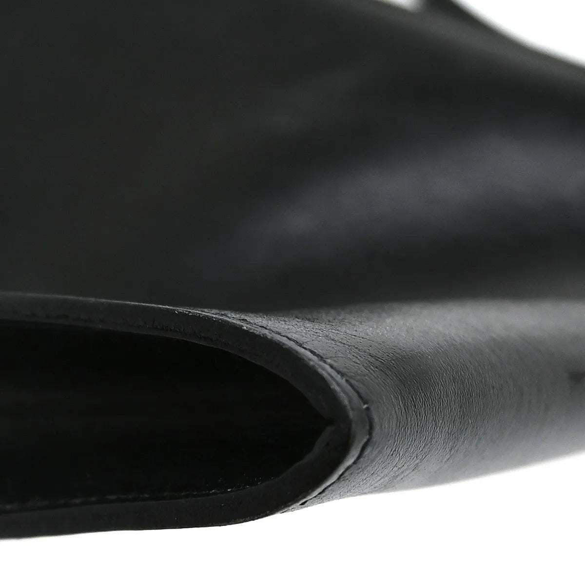 Hermes Onimaitou Leather, Black, Leather, Shoulder Bag
