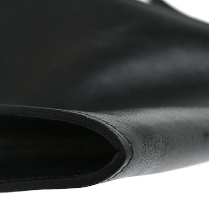 Hermes Onimaitou Leather, Black, Leather, Shoulder Bag