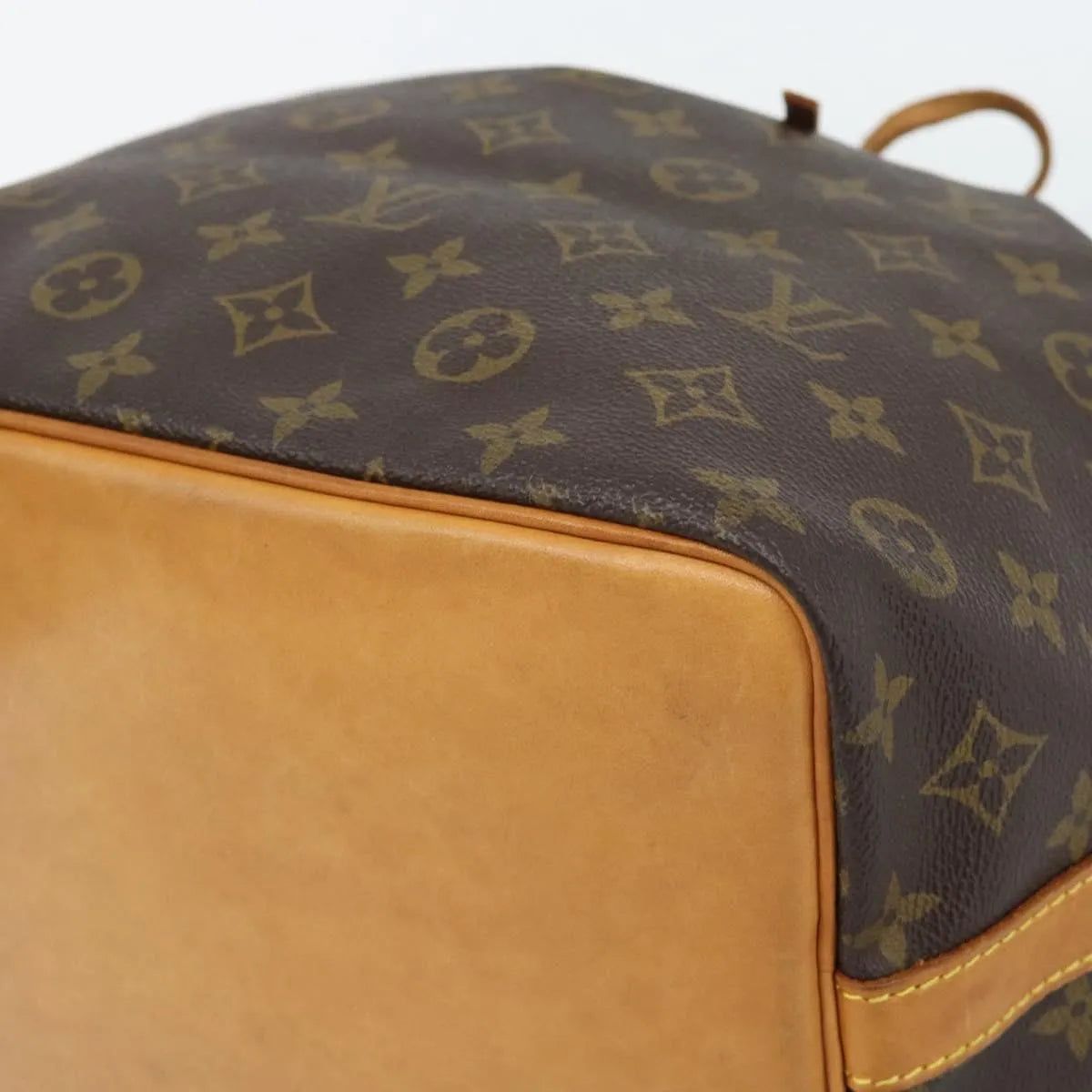 Louis Vuitton Petit Noe Monogram Canvas, Brown, Canvas, Shoulder Bag